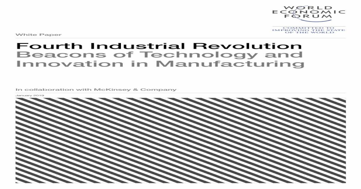 White Paper Fourth Industrial Revolution Beacons of ... · 14.11.2018 ...