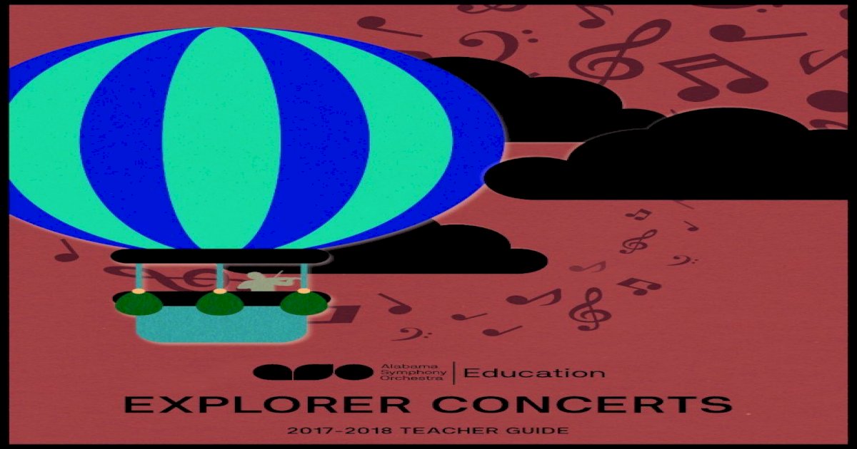 Alabama Symphony Orchestra Education initiatives...Alabama Symphony ...