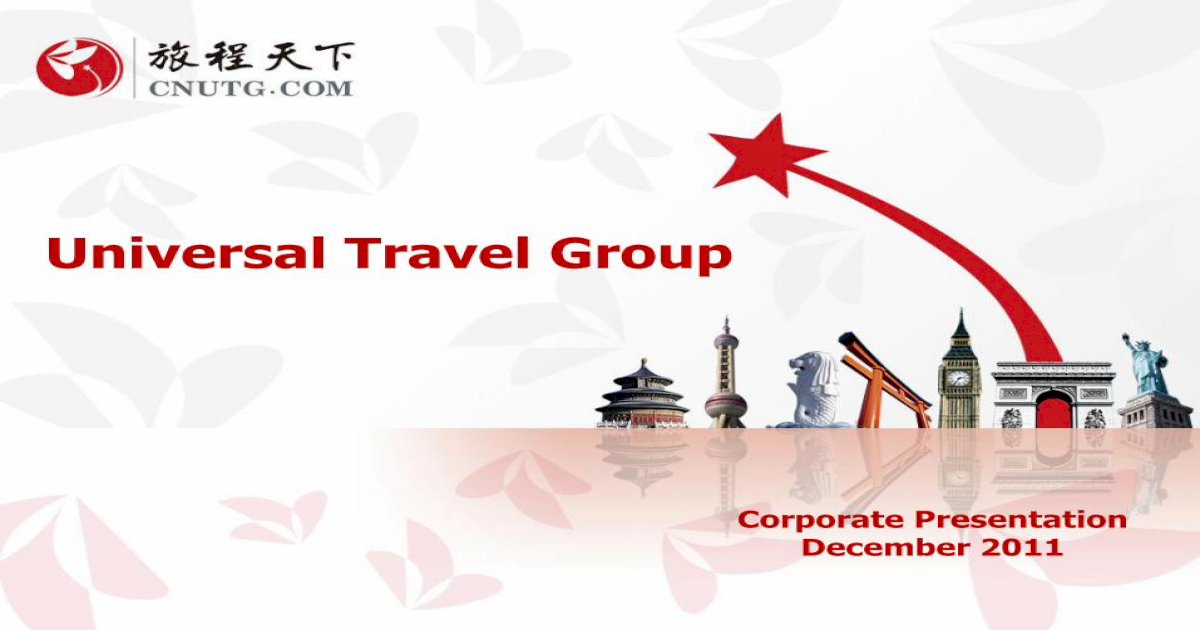 universal travel group stock