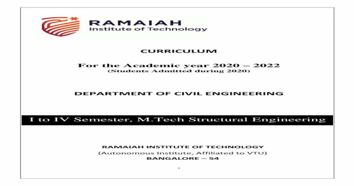 mtech thesis in structural engineering