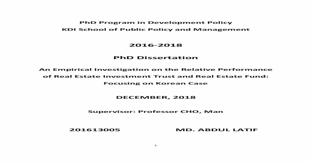 phd dissertation document