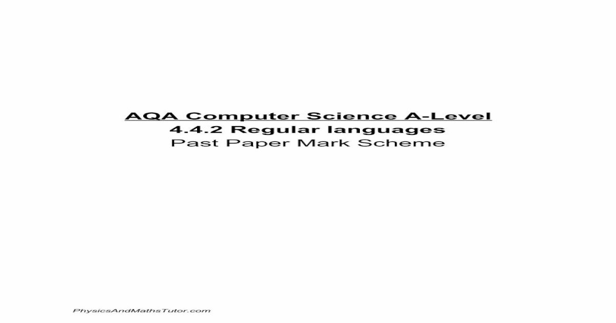 aqa computer science coursework example