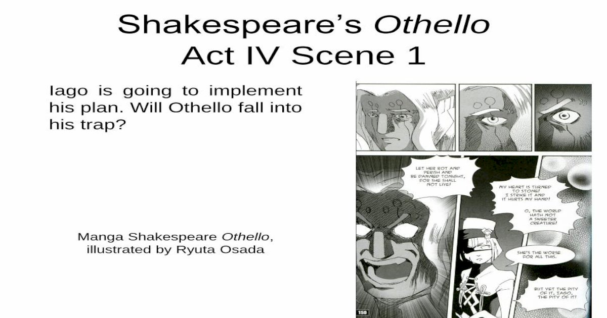 othello act 4 scene 1 essay