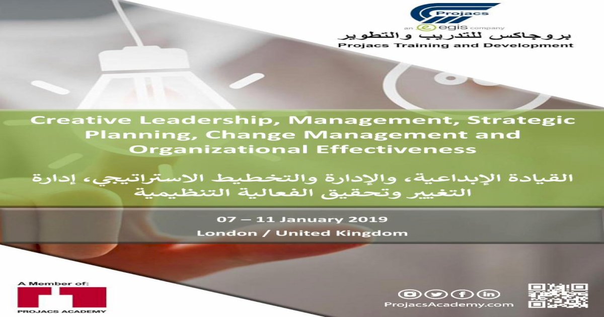 Creative Leadership, Management, Strategic Planning - [PDF Document]