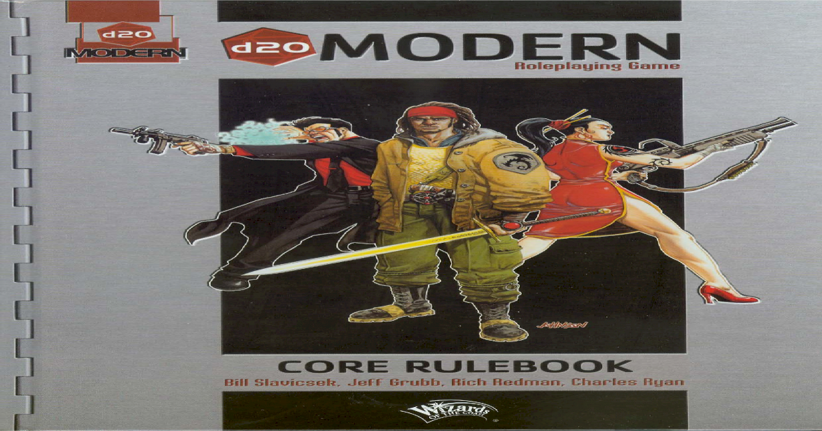 free d20 modern core rulebook pdf