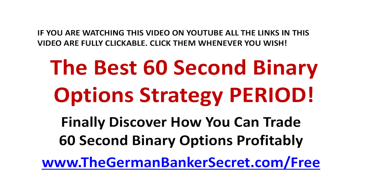 60 sec binary options trading strategy