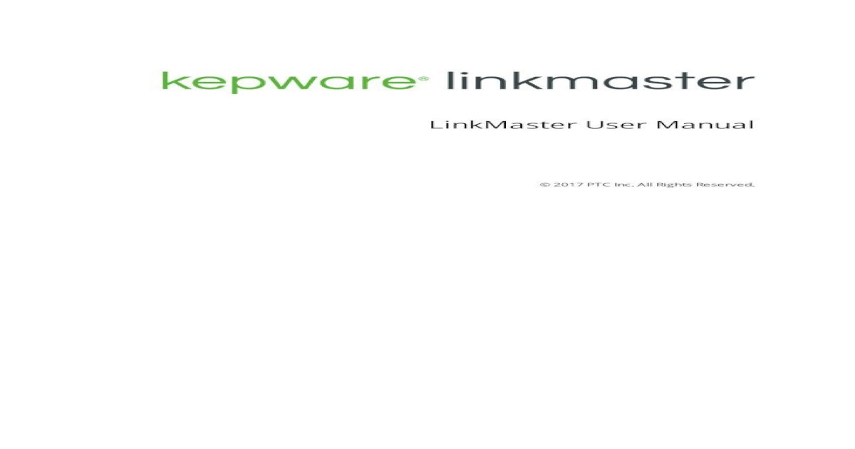 kepware linkmaster