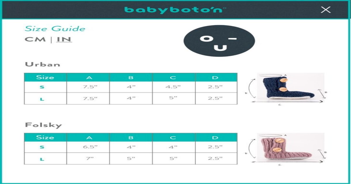WEB-design bbn tablaequivalencias - Babyboton Urban Folsky Size Guide ...