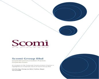 Price share scomi energy Scomi Group